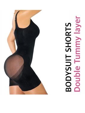 YAHAIRA HAPPY BUTT NO.7 BODYSUIT DOUBLE TUMMY LAYER SHORTS